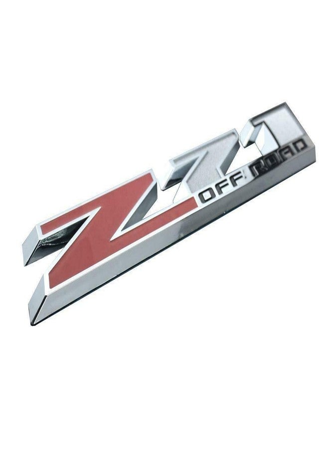 Aimoll 1x 10 Inch Big Z71 OFF Road Emblems Badge Replacement for GMC Chevy Silverado Sierra Suburban 2500hd (Red) - Image 2
